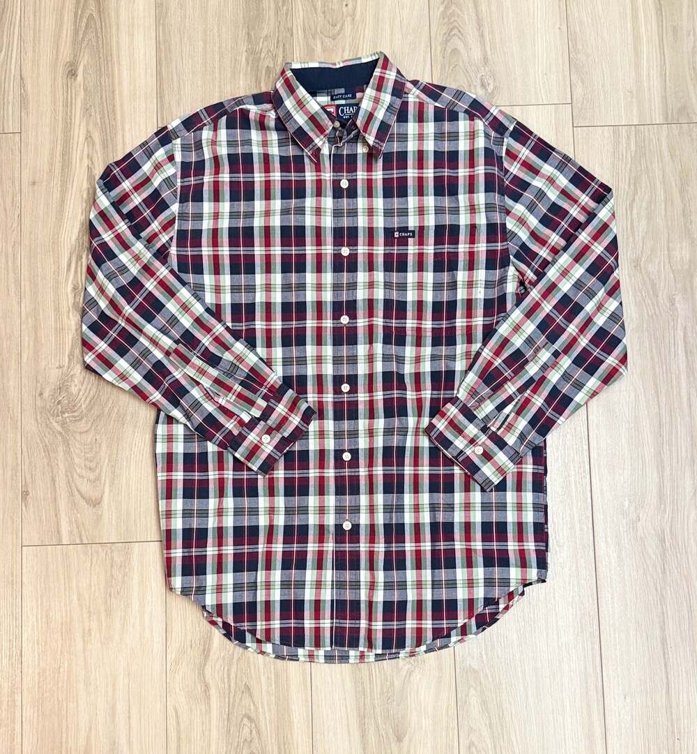 Chaps Men's Plaid Button Down Shirt